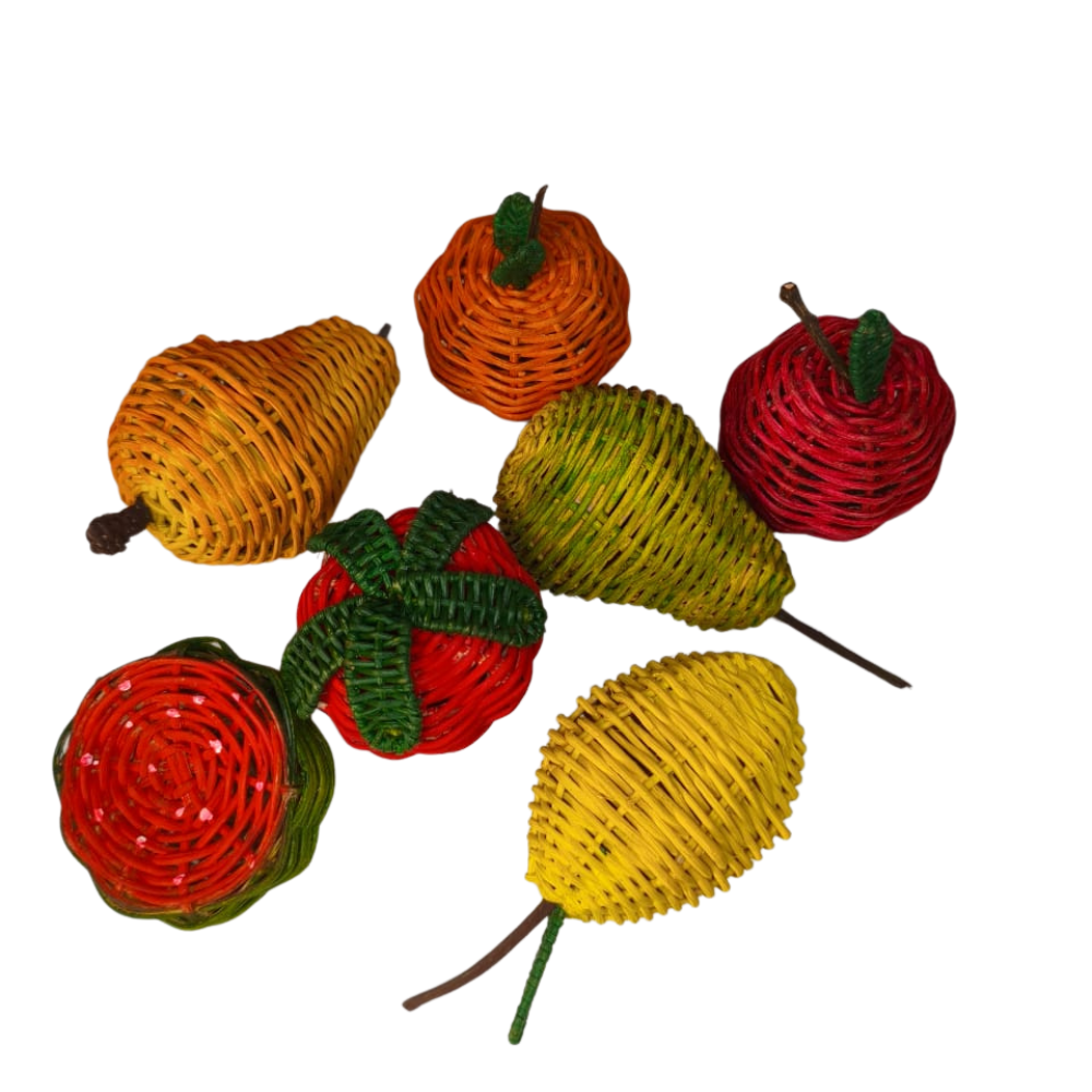 FRUTINHAS (CAJU, GOIABA, LARANJA, LIMÃO, MAÇÃ, MORANGO, PERA) em dois tamanhos - venda por unidade
